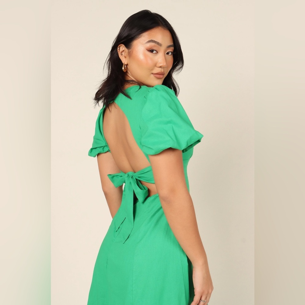 Petal and Pup Jamena Green Dress